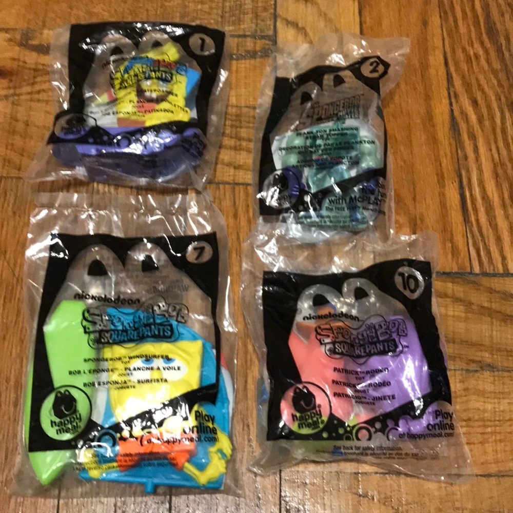McDonald’s Sponge bob toys